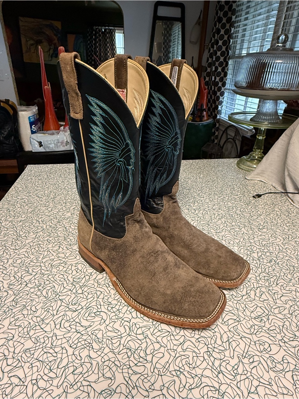 Anderson Bean River Rock Grey Suede